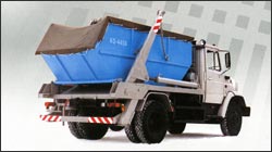 Портальный мусоровоз КО-440А