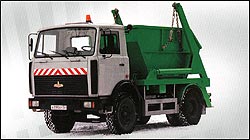 Портальный мусоровоз КО-440Б