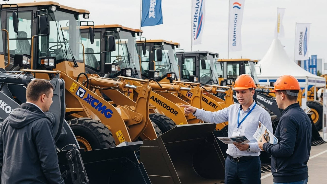 популярные модели фронтальных погрузчиков XCMG SDLG и Амкодор