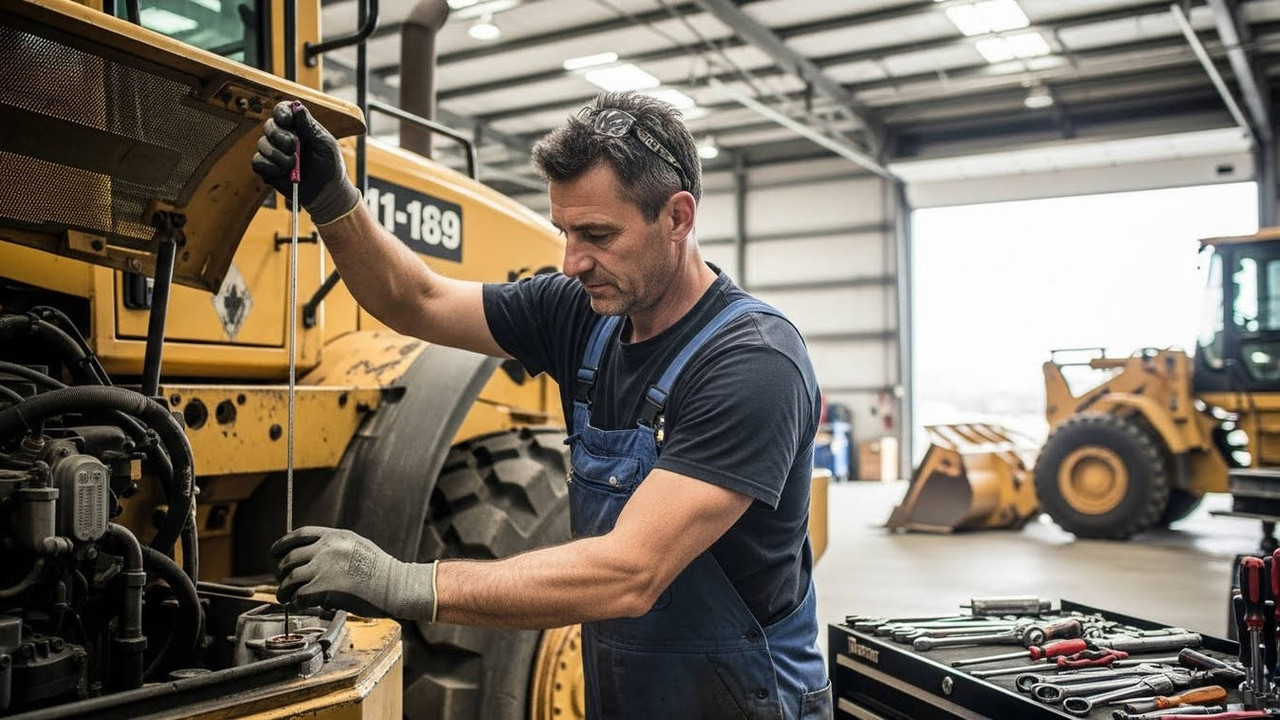 техническое обслуживание фронтального погрузчика в сервисном центре